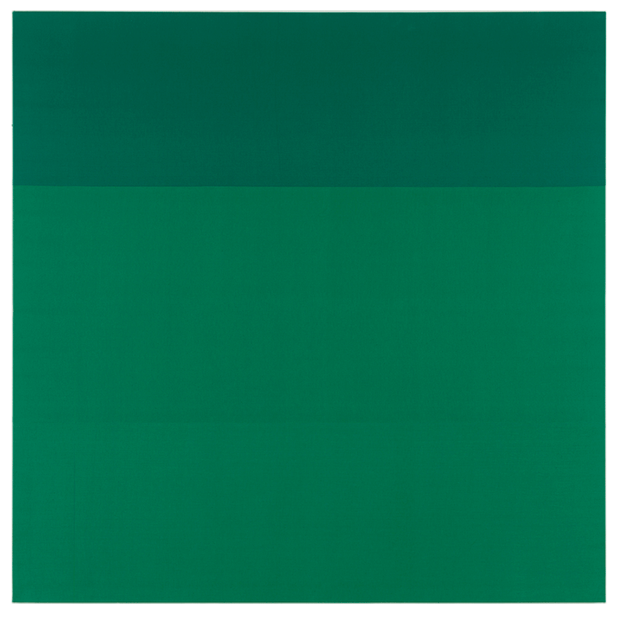 A painting by Palermo, titled Ohne Titel, dated 1970.